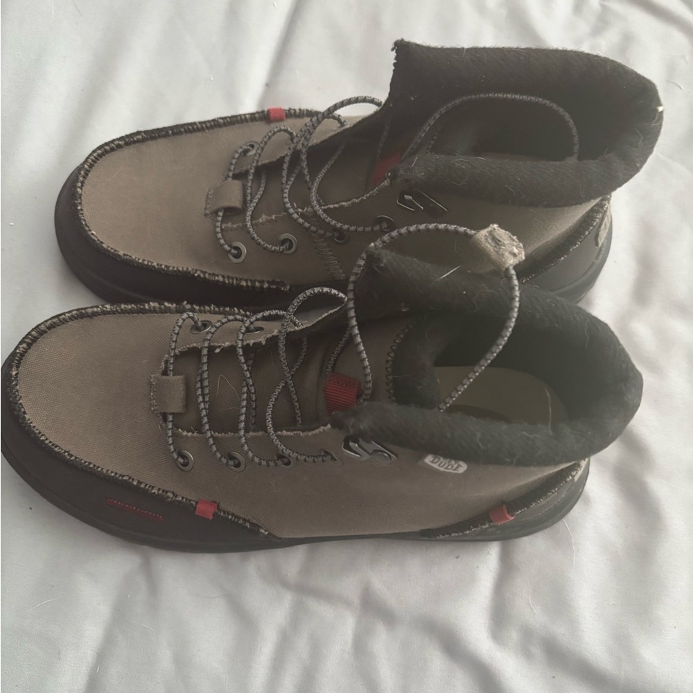 Hey Dude Men's Brown and Black Boots